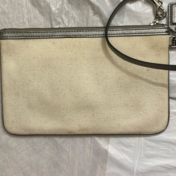 Coach starfish large wristlet bag
